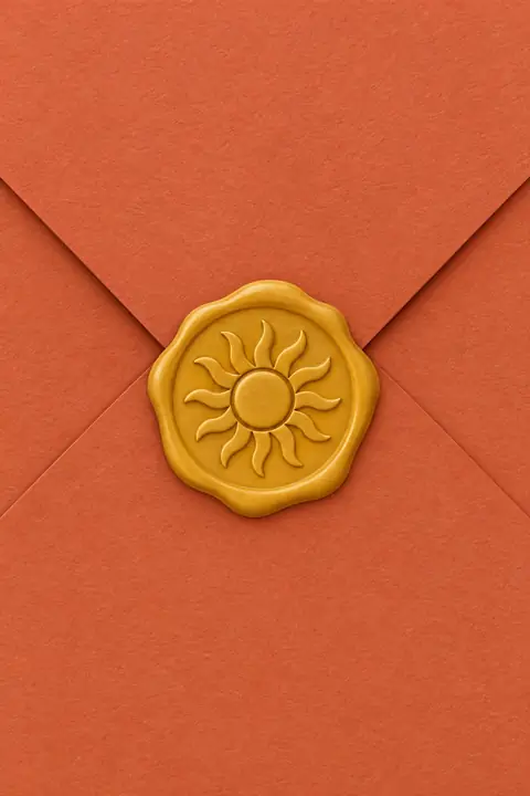 Formes organiques et soleil couchant. Scène d’ouverture : enveloppe.
